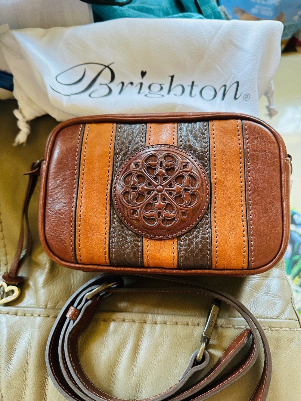 NWT Brighton Ferrara Bellini Crossbody